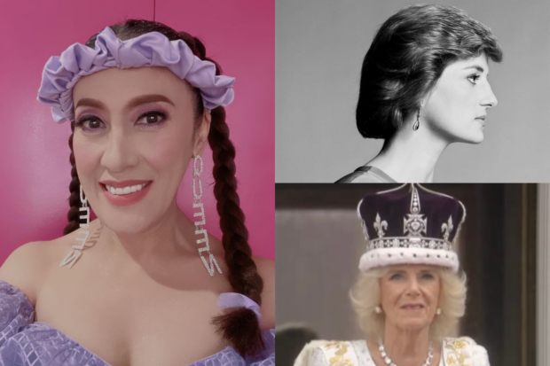 (From left) Ai Ai Delas Alas, Princess Diana, Queen Camilla. Images: Instagram/@msaiaidelasalas, Facebook/Kensington Palace, YouTube/The Royal Family