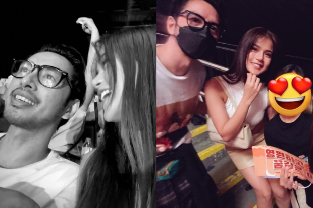 Maris Racal enjoys K-pop girl group Red Velvet's concert with Rico Blanco. Images: Instagram/@mariestellar, Courtesy of Arcy Dandan