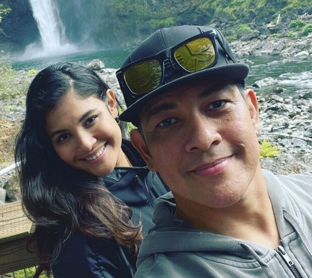 Father and daughter, Gary and Kiana Valenciano