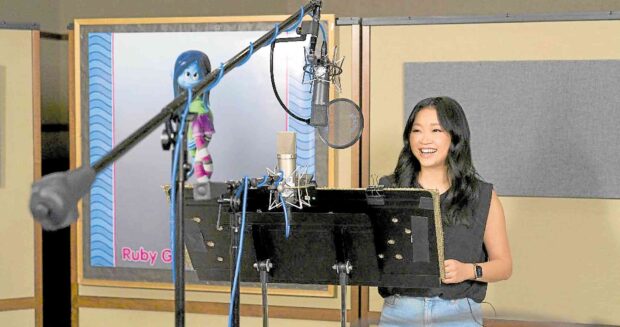 Lana Condor at work in the studio —PHOTOS COURTESY OF UNIVERSAL PICTURES INTERNATIONAL
