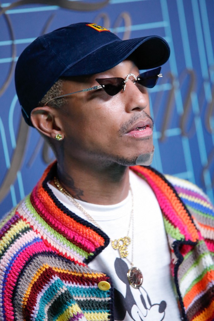 Pharrell is Pharrell-ing It Right Now at Paris Fashion Week