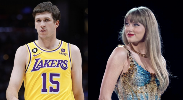 Austin Reaves and Taylor Swift