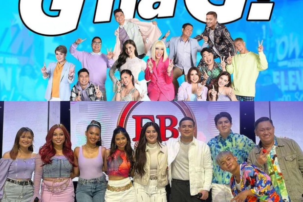 (From above) "It's Showtime" hosts, the new "Eat Bulaga" hosts. Images: Instagram/@itsshowtimena, Instagram/@sparklegmaartistcenter