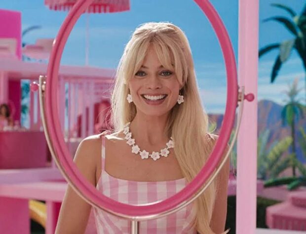Margo Robbie as Barbie. Image from Warner Bros. Pictures.