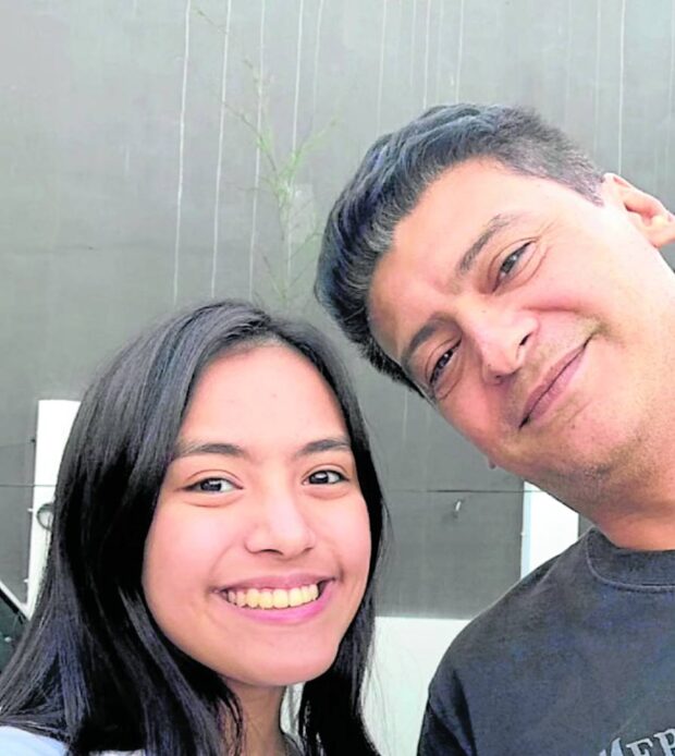 Joko Diaz (right) with daughter Ashley