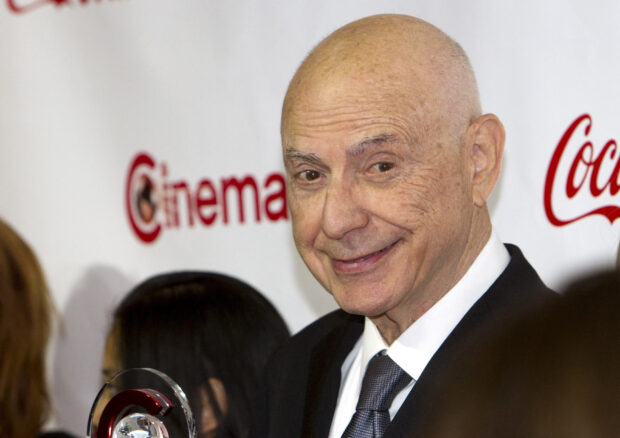 FILE PHOTO: Actor Alan Arkin poses during the CinemaCon Big Screen Achievement Awards at Caesars Palace in Las Vegas