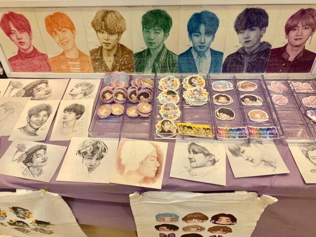 Numerous BTS fan events were held in different parts of the country to celebrate the launch of "BTS' Beyond The Story" memoir, which happened to fall on Army Day. Image: HANNAH MALLORCA/INQUIRER.net