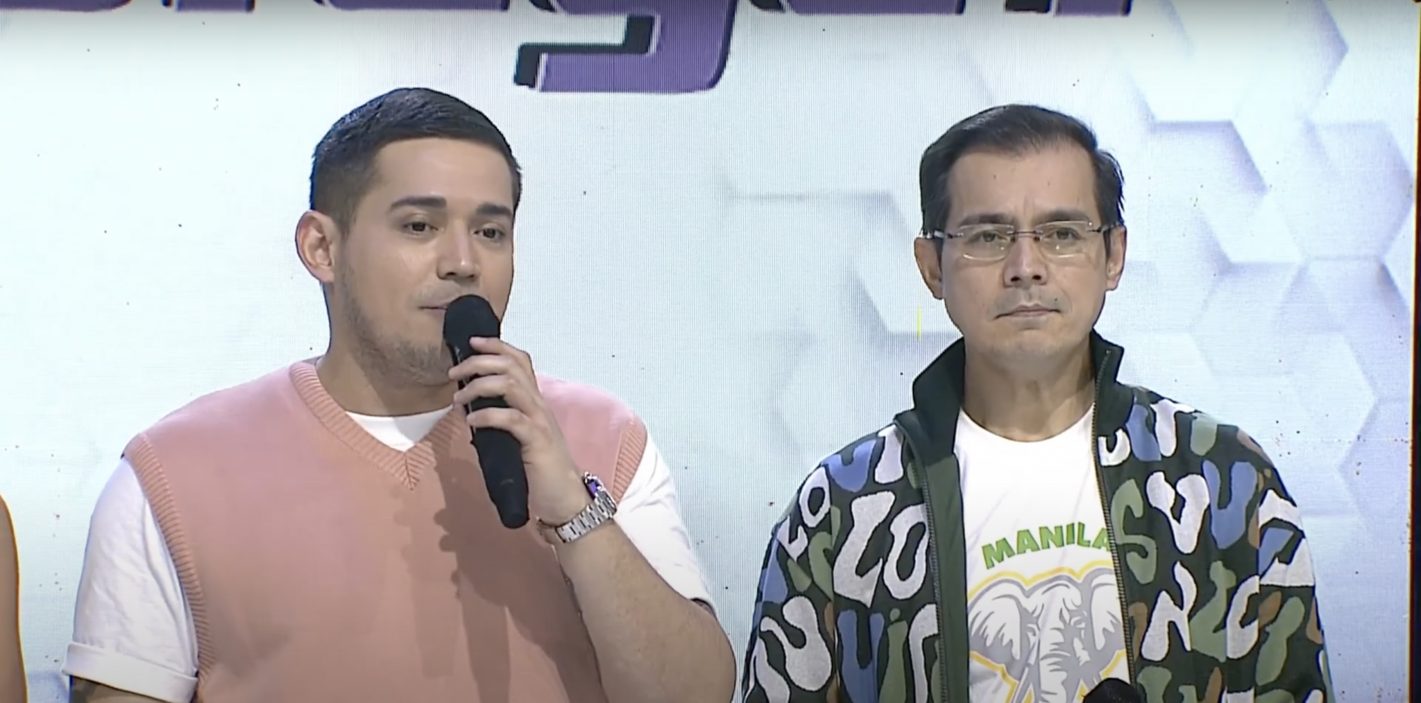 Isko Moreno Paolo Contis Congratulate Tvj Dabarkads In Noontime Show Masaya Kami May Bago