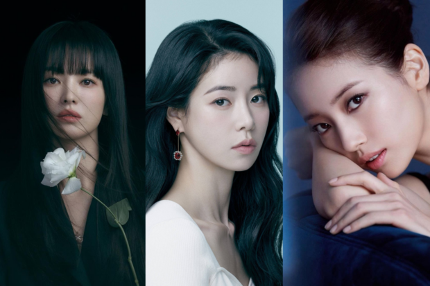 (From left) Song Hye-kyo, Lim Ji-yeon, Suzy. Images: Instagram/@netflixkr, Instagram/@skuukzky