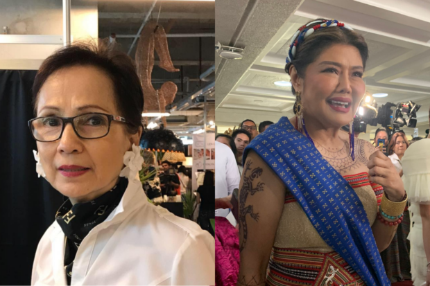 (From left) Aurora Pijuan, Senator Imee Marcos. Images: Facebook/Aurora Pijuan, HANNAH MALLORCA/INQUIRER.net