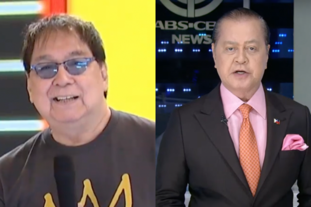 (From left) Joey de Leon, Noli de Castro. Images: Screengrab from Facebook/TVJ, Screengrab from YouTube/ABS-CBN News