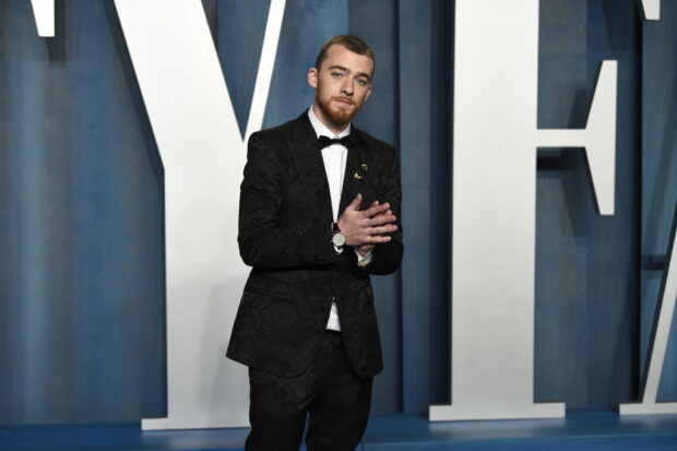 FILE - Angus Cloud arrives at the Vanity Fair Oscar Party on Sunday, March 27, 2022, at the Wallis Annenberg Center for the Performing Arts in Beverly Hills, Calif. Cloud, the actor who starred as the drug dealer Fezco "Fez" O'Neill on the HBO series "Euphoria," has died. He was 25. Cloud's publicist, Cait Bailey, said McCloud died Monday at his family home in Oakland, California. No cause of death was given. (Photo by Evan Agostini/Invision/AP, File)