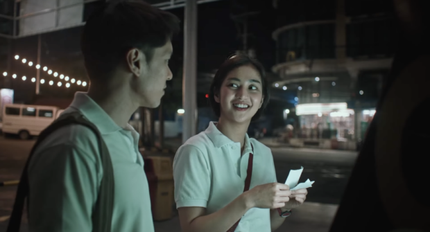 (From left) Carlo Aquino and Charlie Dizon in "Third World Romance." Image: Screengrab from YouTube/Black Sheep