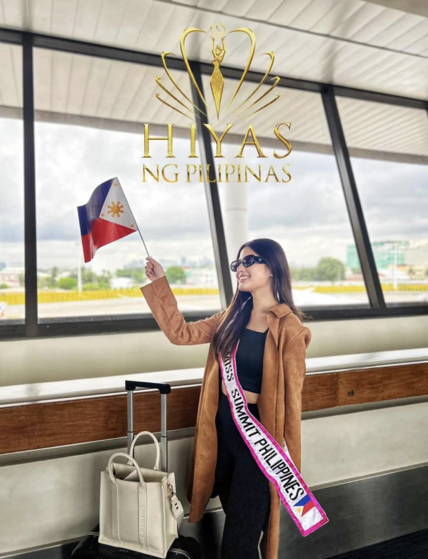GMA Sparkle artist AZ Martinez is Miss Summit Philippines./HIYAS NG PILIPINAS FACEBOOK PAGE