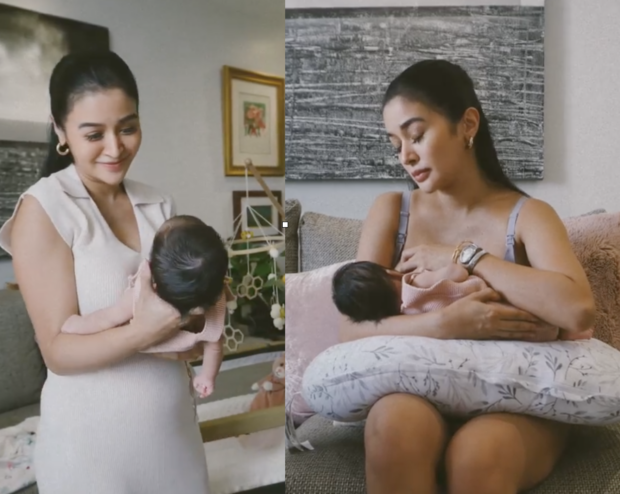 Kris Bernal with Baby Hailee Lucca