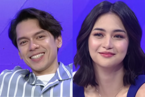 (From left) Carlo Aquino, Charlie Dizon. Images: Screengrabs from YouTube/ABS-CBN News
