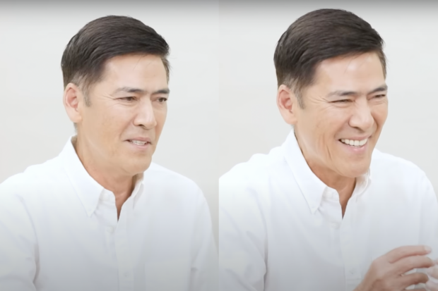 Vic Sotto. Images: Screengrabs from YouTube/Kim Chiu PH