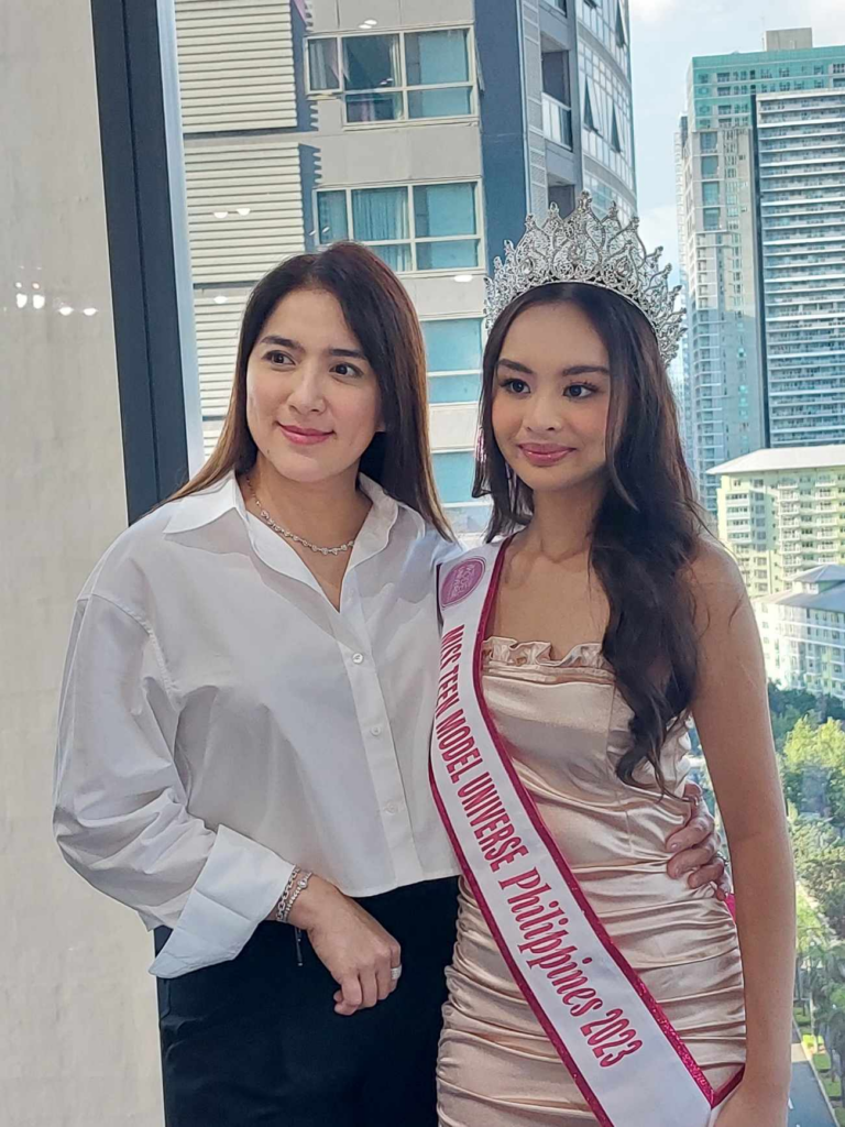 Ara Mina Throws Support Behind Stepdaughters Bid In Miss Teen Model Universe Inquirer 