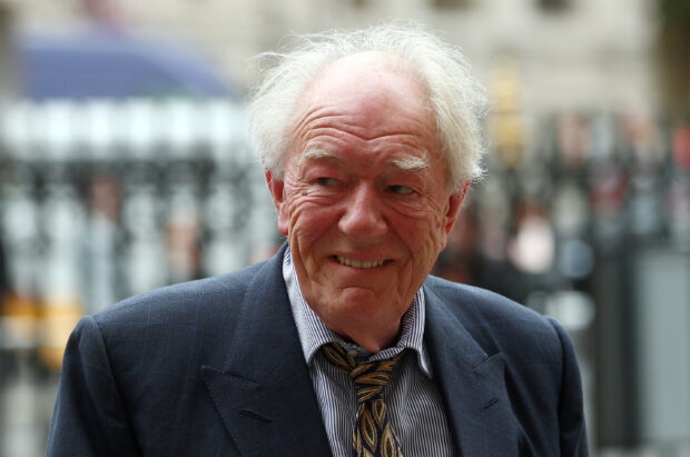 FILE PHOTO: Actor Michael Gambon attends a Service of Thanksgiving for Sir Peter Hall at Westminster Abbey in London, Britain, September 11, 2018. REUTERS/Hannah McKay/File photo