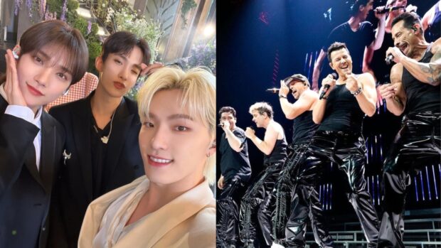 Photos from Seventeen/Weverse and nkotb/Instagram