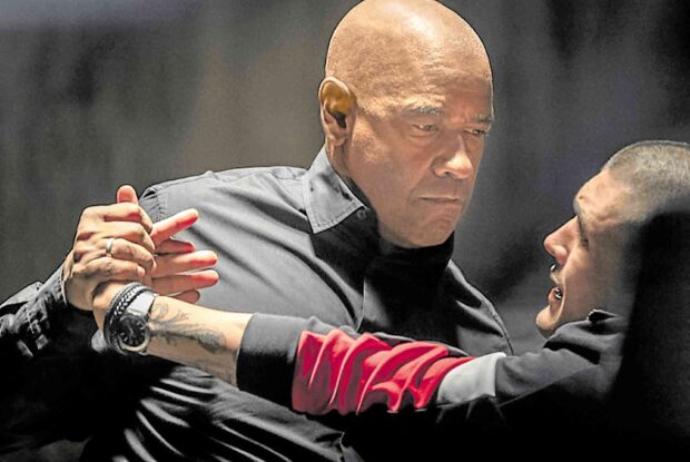 Scene from “The Equalizer 3”