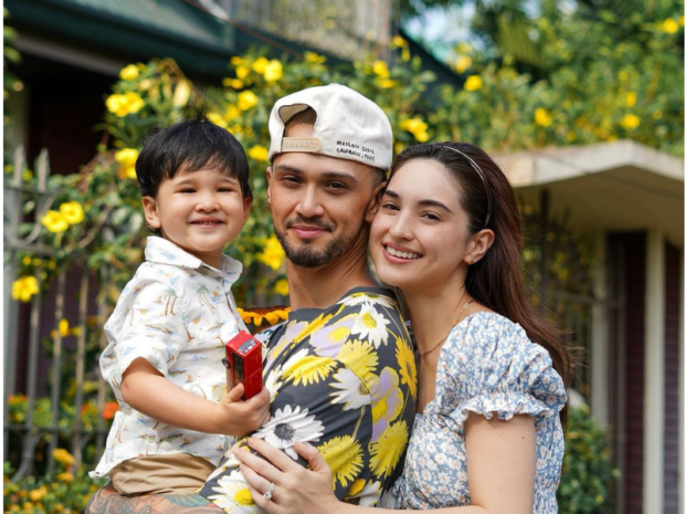 Billy Crawford and Coleen Garcia with their son, 3-year-old Amari