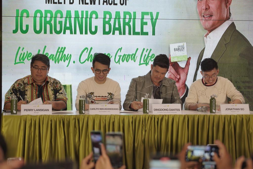 JC Organic Barley welcomes Dingdong Dantes as new ambassador for health, wellness