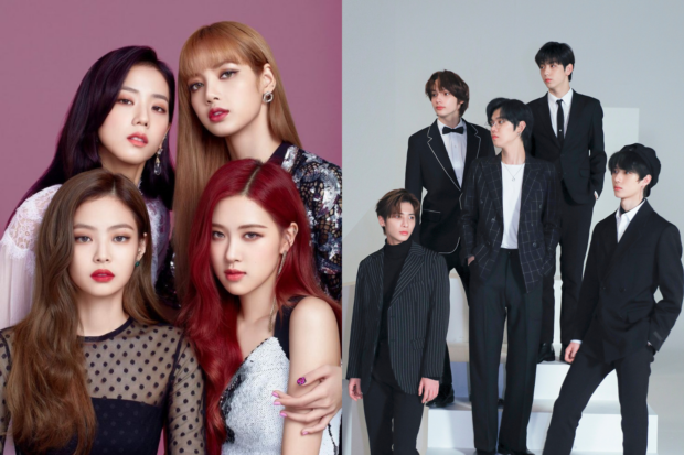 (From left) Blackpink, Tomorrow X Together (TXT). Images: FILE PHOTOS