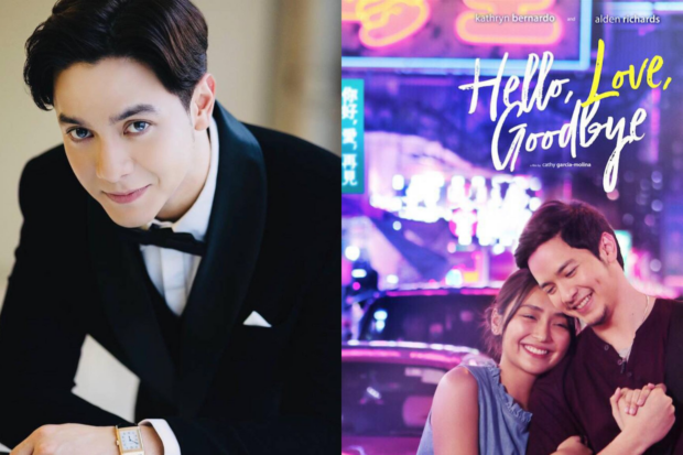 (From left) Alden Richards, Poster of "Hello, Love, Goodbye." Images: FILE PHOTOS