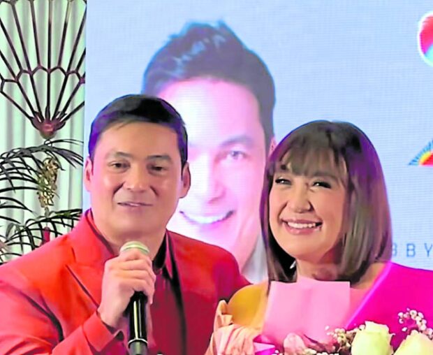 Gabby Concepcion (left) and Sharon Cuneta —CONTRIBUTED PHOTO