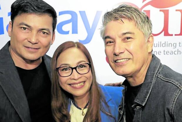 From left:Gabby Concepcion, Chaye Cabal-Revilla and Albert Martinez
