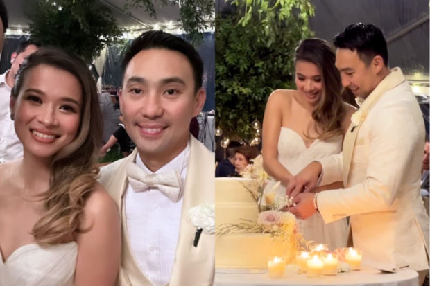 Photos from the wedding of LJ Reyes and Philip Evangelista. 