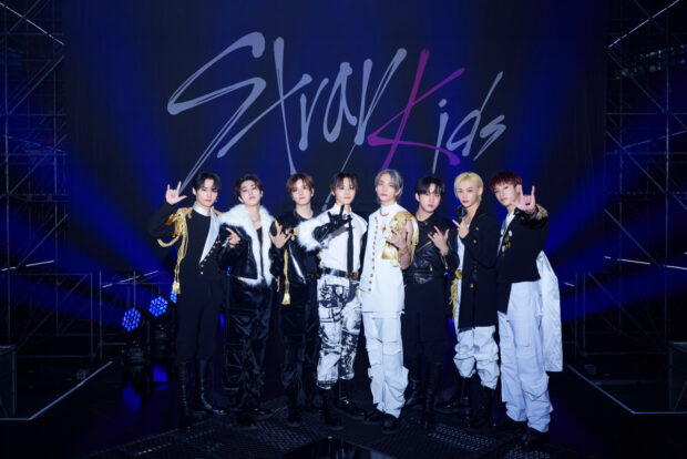 Stray Kids perform at the 2023 Billboard Music Awards on Sunday. Image: JYP Entertainment via The Korea Herald