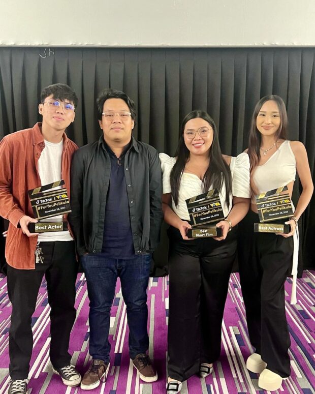 “Lotto” or "JackPat,” created by Novy Mae Recate, bagged three out of four awards: best actor, best actress, and best short film, with a cash prize of P50,000. | Image/@novyrecate IG