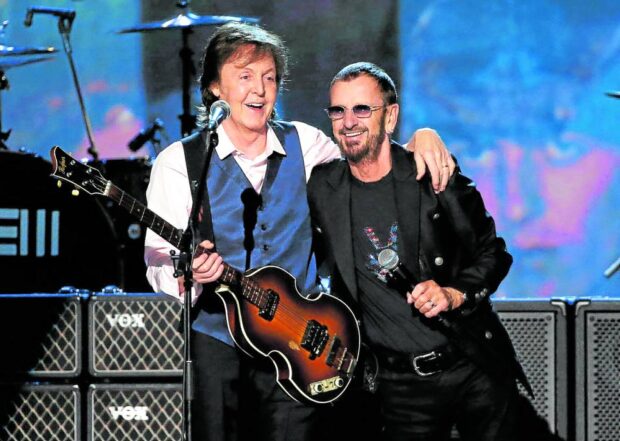 Paul McCartney and Ringo Star