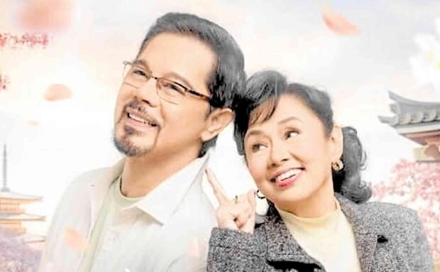 Vilma Santos (right) with Christopher de Leon —CONTRIBUTED PHOTO