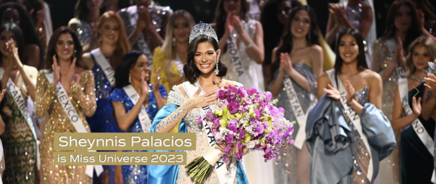 Sheynnis Palacios from Nicaragua is the new Miss Universe. Image from Miss Universe website