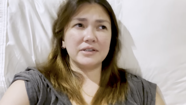 Angelica Panganiban discusses her avascular necrosis. Screengrab from her vlog.
