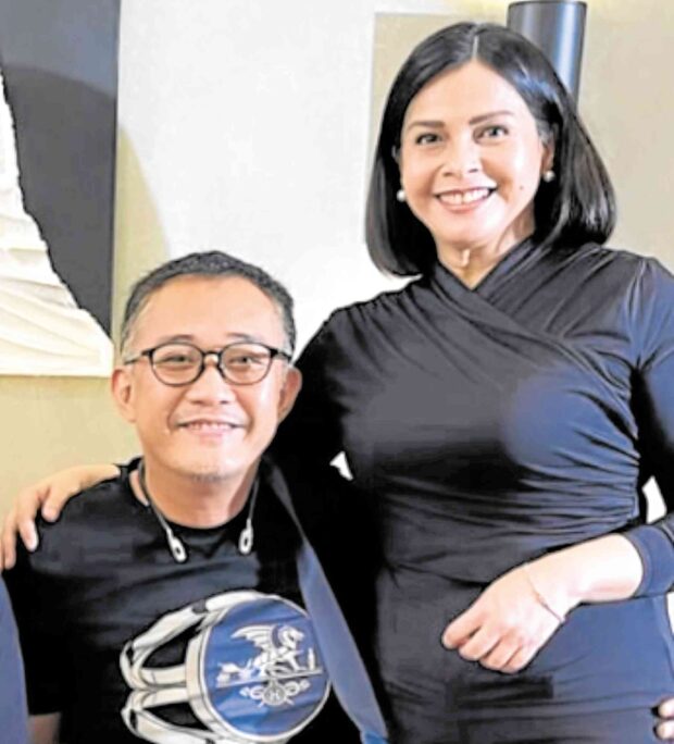 Avila (right) with husband, film/TV director FM Reyes —RITA AVILA/ INSTAGRAM