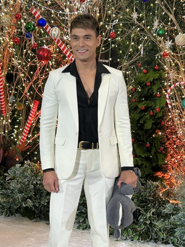 Jake Cuenca at the Star Magical Christmas Party 2023. Image: Hannah Mallorca/INQUIRER.net