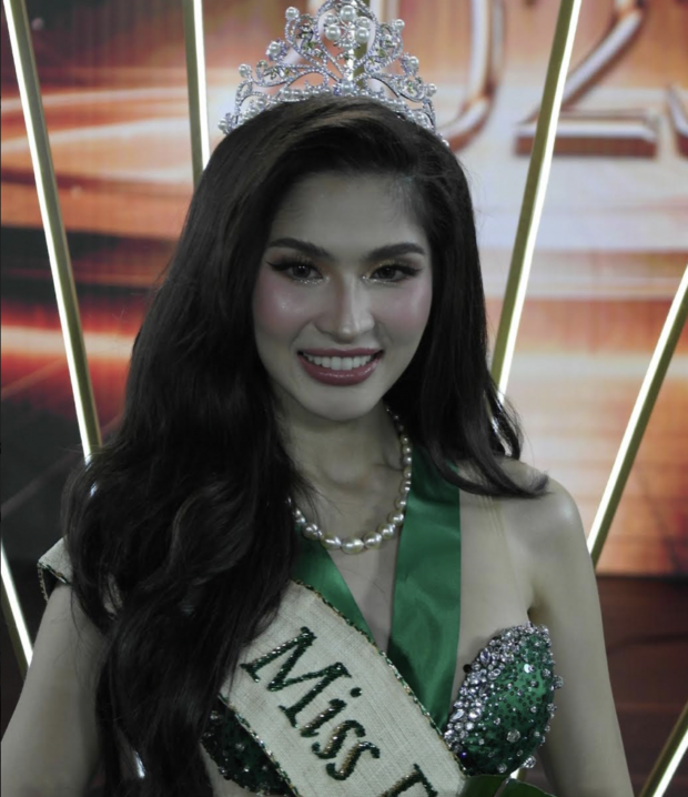 Newly-crowned Miss Earth-Air Yllana Marie Aduana from the Philippines/ARMIN P. ADINA