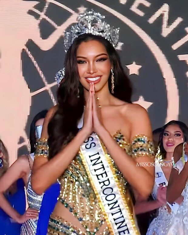 Newly-crowned Miss Intercontinental Chatnalin Chotjirawarachat. Image: MISSOSOLOGY FACEBOOK PHOTO