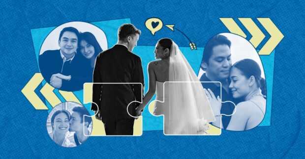 Here are some of the celebrity couples who decided to spend the rest of their lives with each other. GRAPHICS: Lance Uy