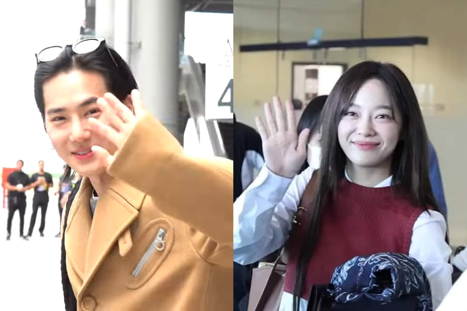 EXO's Suho, Kim Sejeong now in PH for Asia Artist Awards 2023
