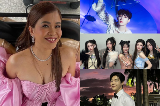 (From left) Melai Cantiveros, Bang Chan of Stray Kids, NewJeans, Kim Seon-ho, Images: From artists' respective Instagram accounts