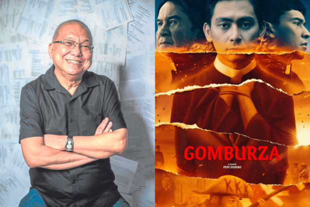‘GomBurZa’ gets national artist Ricky Lee's seal of approvalRicky Lee, poster of MMFF film 'GomBurZa.' Images: FILE PHOTOS