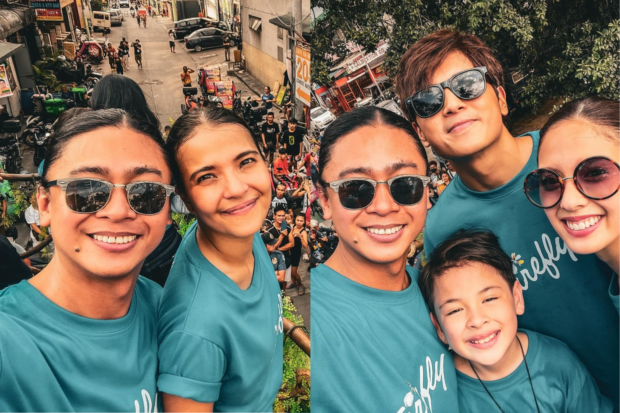 Zig Dulay (leftmost) with "Firefly" stars Alessandra De Rossi, Euwenn Mikaell, Miguel Tanfelix, Ysabel Ortega during the MMFF 2023 Parade of Stars. Images: Instagram/@zigcarlo