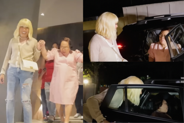 Vice Ganda with his mother Rosario. Images: Screengrab from YouTube/Vice Ganda