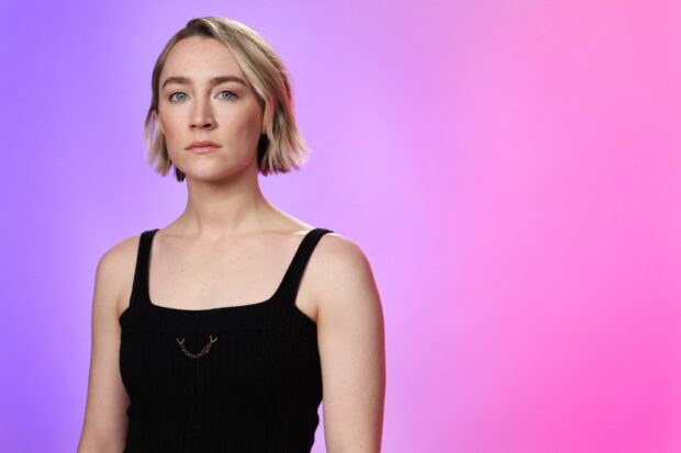 PARK CITY, UTAH - JANUARY 20: Saoirse Ronan visits the IMDb Portrait Studio at Acura House of Energy on Location at Sundance 2024 on January 20, 2024 in Park City, Utah.   Monica Schipper/Getty Images for IMDb/AFP (Photo by Monica Schipper / GETTY IMAGES NORTH AMERICA / Getty Images via AFP)