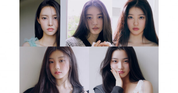 Clockwise from top left: I'll-IT members Yun-ah, Min-ju, Moka, Iroha and Won-hee. Image: Belift Lab via The Korea Herald